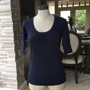 Velvet brand navy Tee